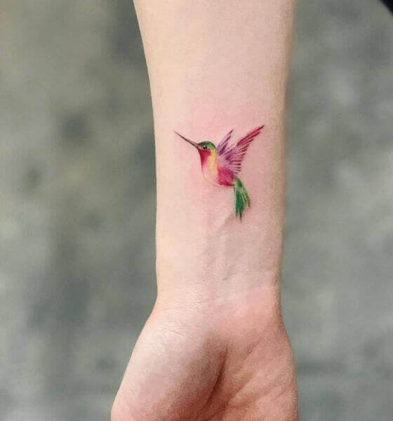 Top Wrist Hummingbird Tattoo In Eteachers
