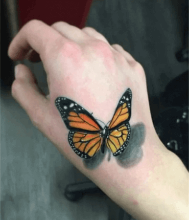 Incre Bles Tatuajes De Mano De Mariposa Para Hombres Y Mujeres Best