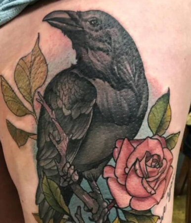 Best Inspiring Raven Tattoo Designs And Ideas With Meaning