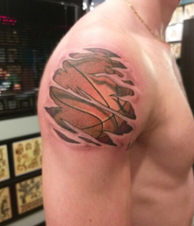 Amazing Basketball Tattoo Ideas And Designs With Meaning