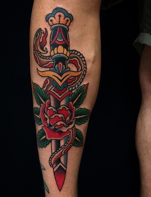 heart-with-dagger-traditional-tattoo-with-the-inscription-466 |  Fraserthorburn's Blog