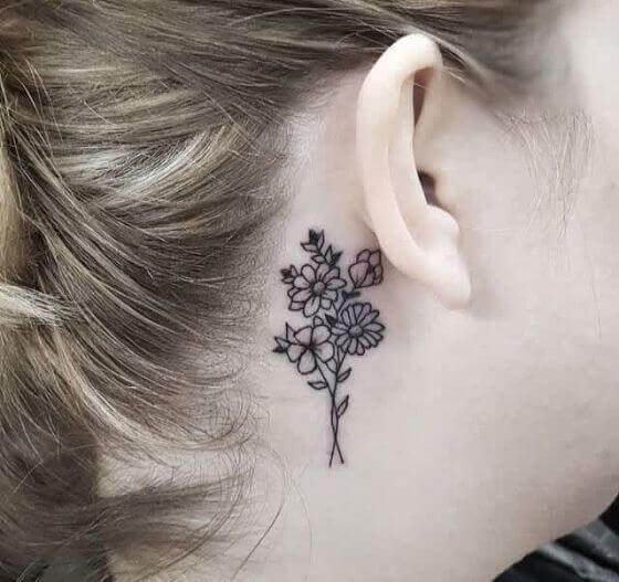 Small Ear Tattoos  Etsy