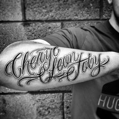 120 Classy Calligraphy Tattoo Designs Font Tattoos Trending Tattoo - arm tattoos roblox