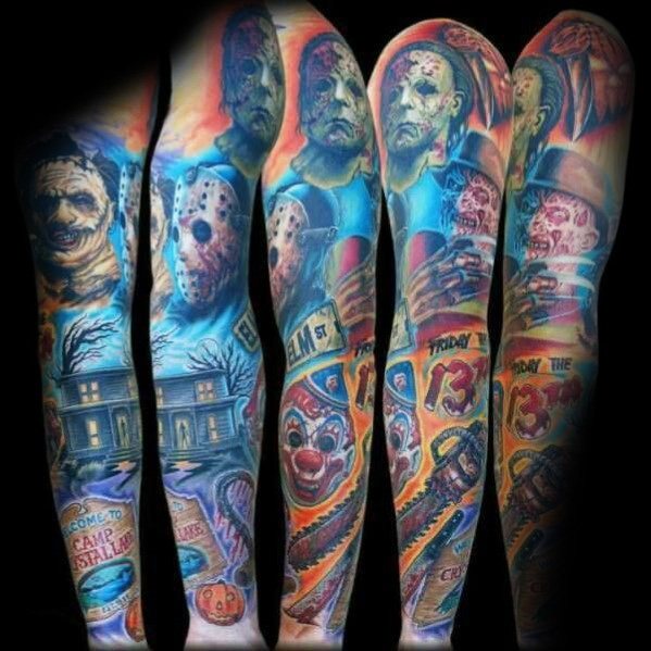 53 Incredible Horror Tattoo Designs  Styles  Picsmine