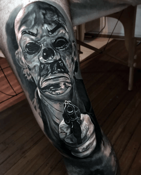 Tattoo uploaded by Joey Boon  Horror leg sleeve Love to do this  tattoodo ink inked realism realistic blackandgrey  Tattoodo