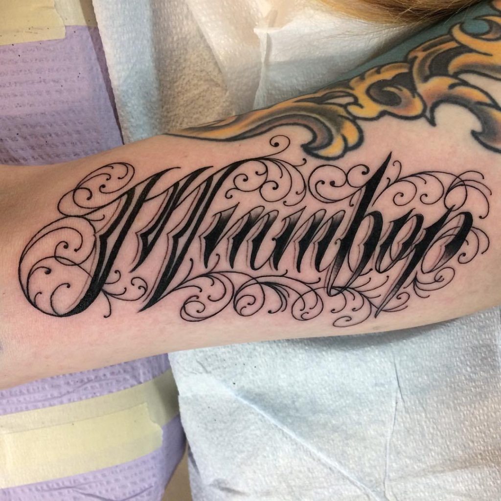 Lettering Tattoos A Complete Guide With 85 Images  AuthorityTattoo