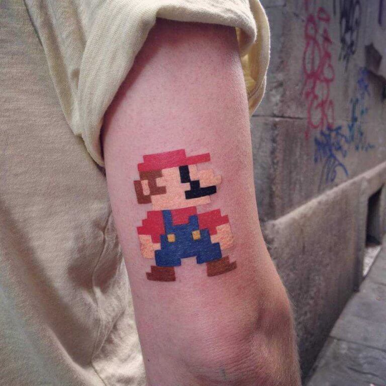 Stylish Pixelated Tattoos are Gearing the Trend Trending Tattoo