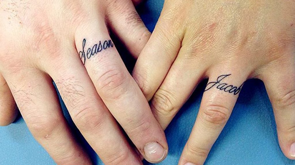 150 Charming Wedding Ring Tattoo Designs