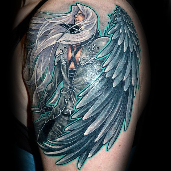 final fantasy sleeve by Sean Herman TattooNOW