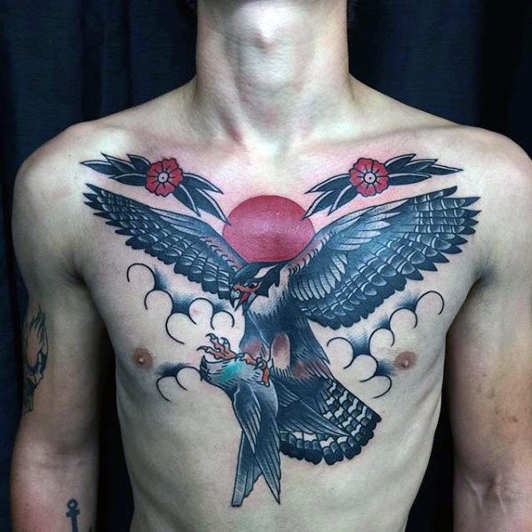 Tip 92 about birds on chest tattoo best  indaotaonec