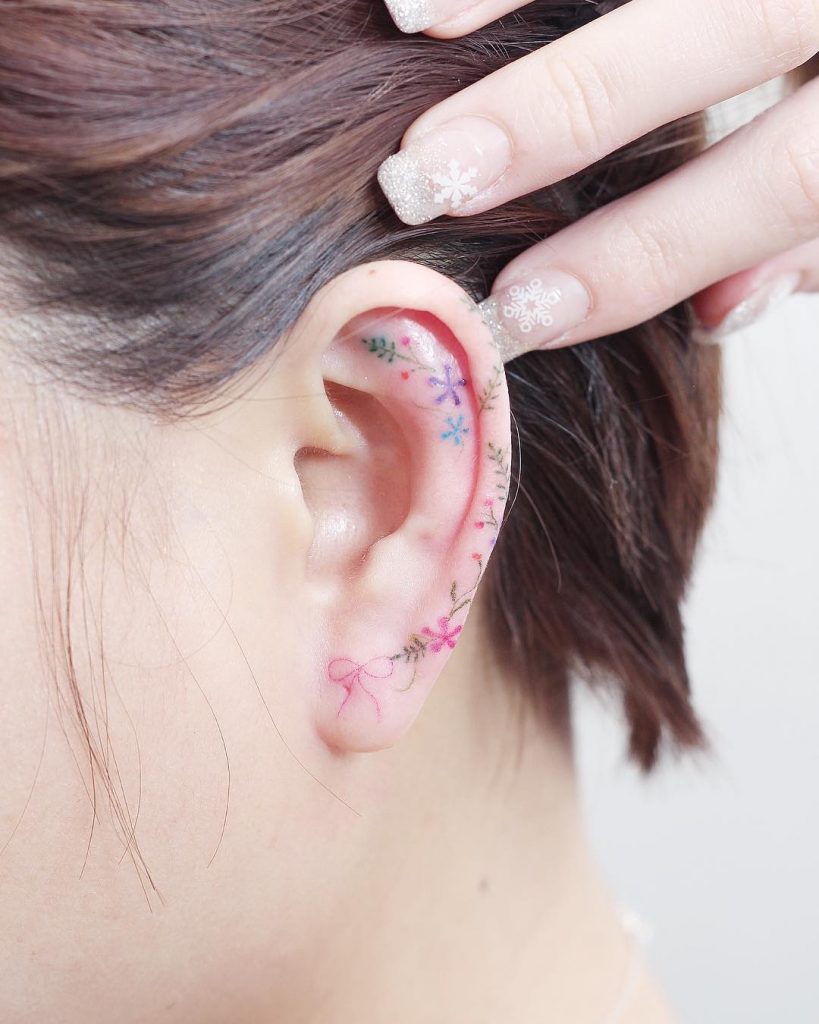 150 Finest Ear Tattoo Designs That Will Convince You To Book An  Appointment  Psycho Tats