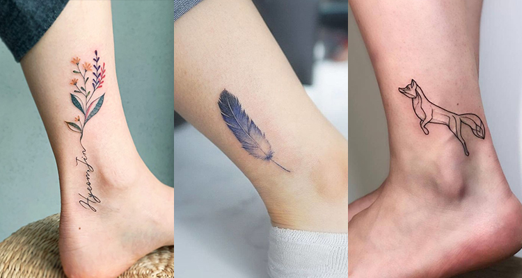 27 Inspirational Ankle Tattoos Fantastic Patterns in a Variety of Sizes