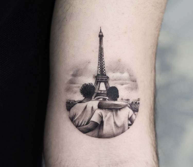 Top 100 Best Eiffel Tower Tattoos For Women  Paris France Design Ideas