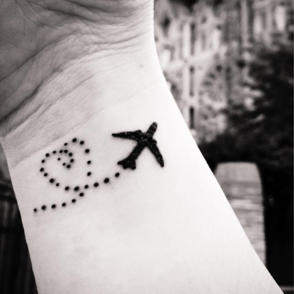34 Perfect Airplane Tattoo Designs For Travel Lovers  TattooBloq  Airplane  tattoos Plane tattoo Aviation tattoo