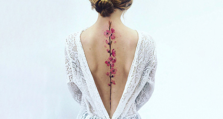 line down spine tattooTikTok Search
