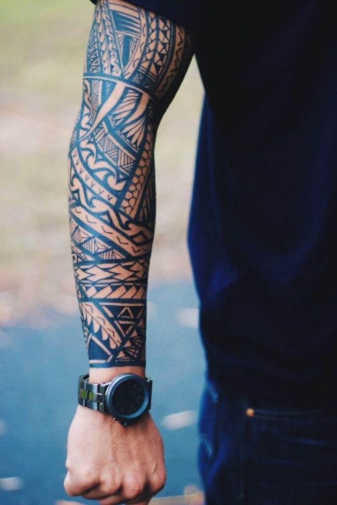 90 Cool Sleeve Tattoo Designs for Every Style  Art and Design  Polynesian tattoo  designs Sleeve tattoos Half sleeve tattoo
