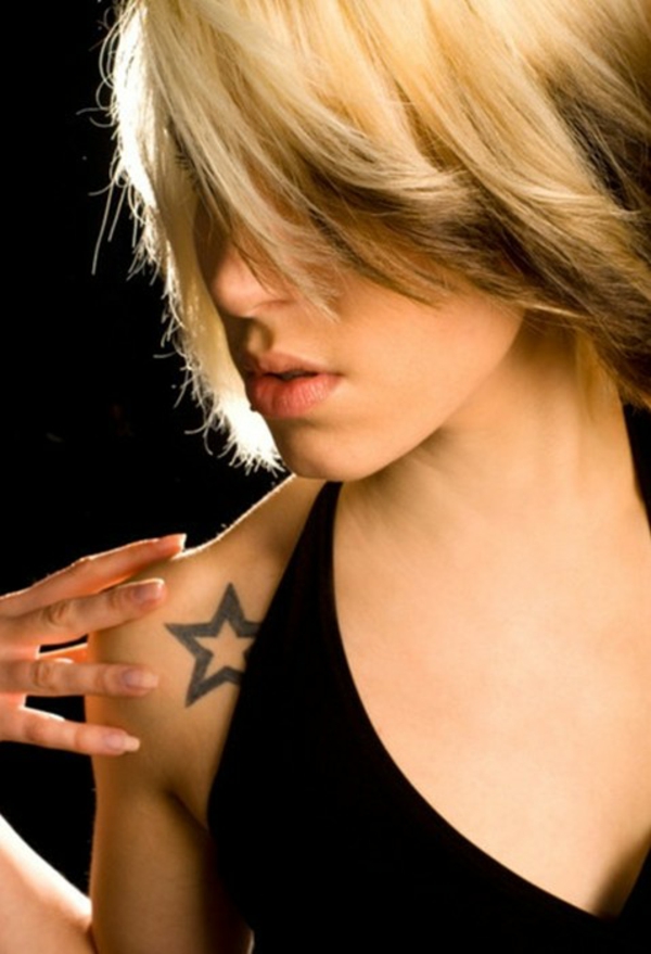 Share 85 womens feminine star tattoos  thtantai2