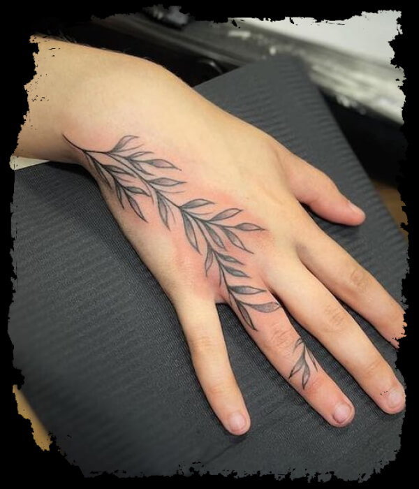 Leaf-Hand-Tattoo