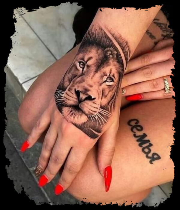Lion-Hand-Tattoo