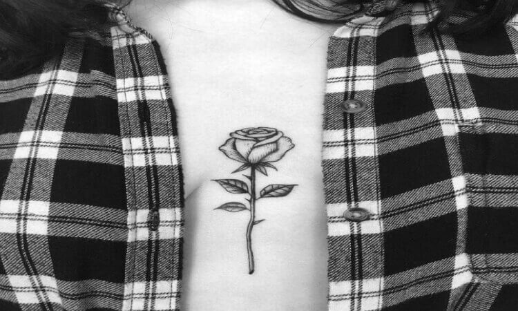 Black And White Rose Tattoo PNG Image Free Download  PNG Arts