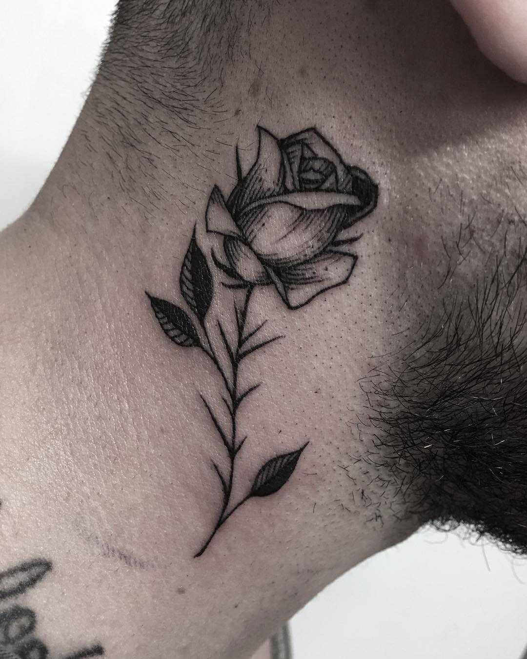 Black And White Rose Tattoo Design : Rose Tattoos Designs, Ideas And ...
