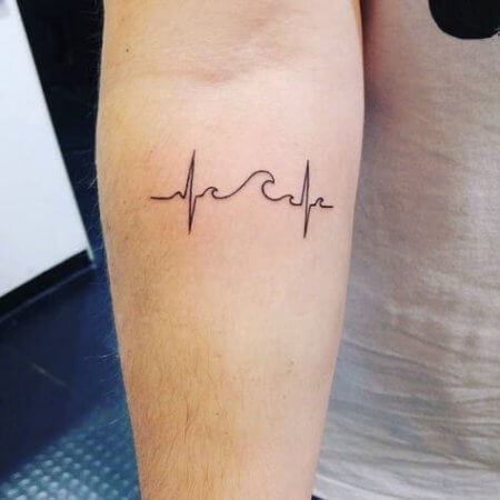 85+ Heartbeat Tattoo Designs (2024) with Brilliant Combinations