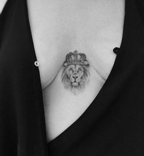 30 Best Lion With Crown Tattoo Ideas Designs In 2021