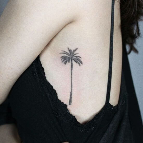 Palm trees tattoo Cut Out Stock Images  Pictures  Alamy