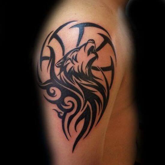 Buy 5x3 Inch Wolf Arm Shoulder Tattoo Online in India  Etsy