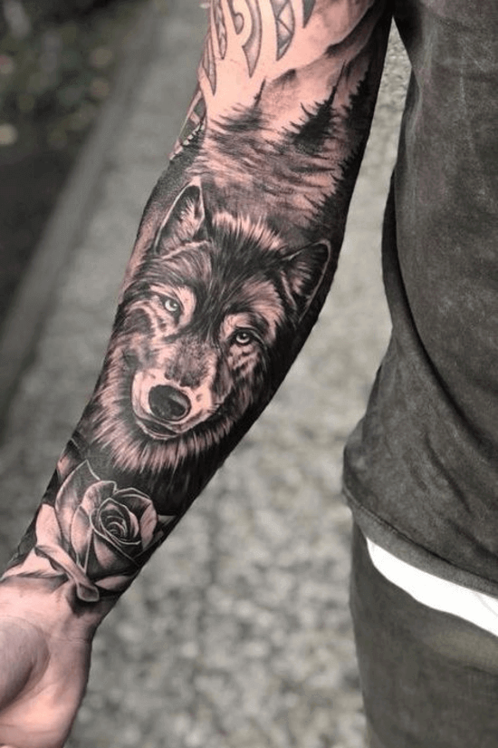 35 Of The Best Wolf Tattoos For Men in 2023  FashionBeans