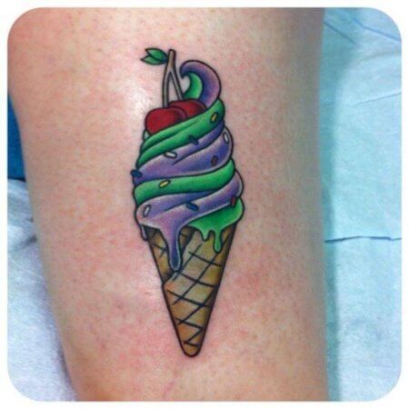 35 Ice Cream Tattoo Designs and Images | Trending Tattoo