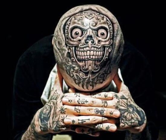 Creative Head tattoo image