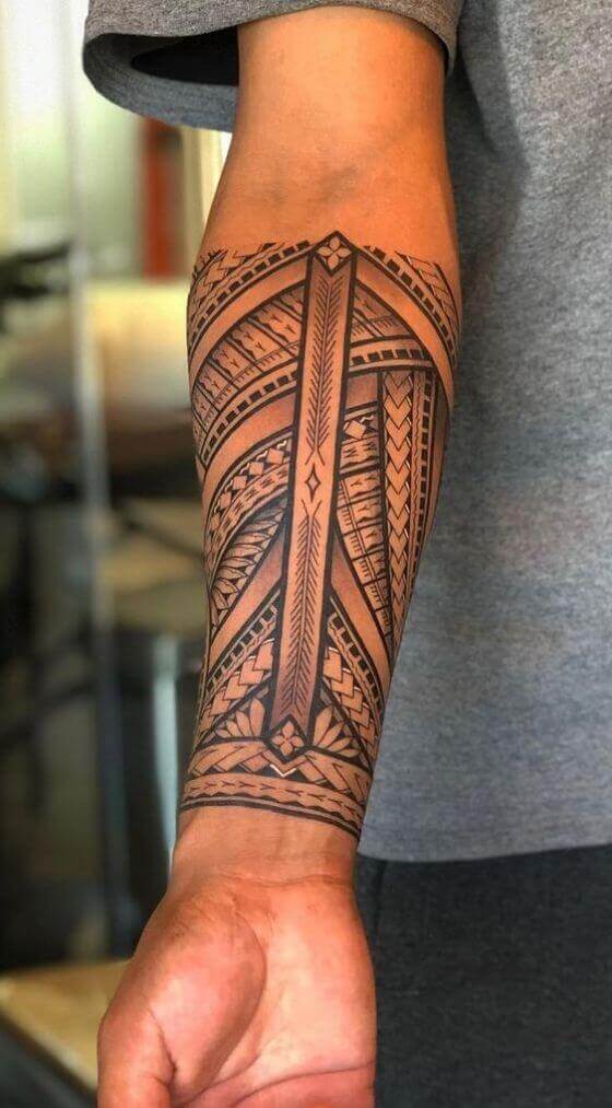 maori tattoo forearm