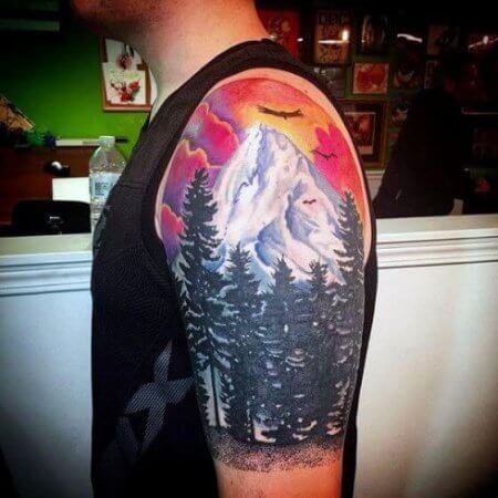 40 Amazing Mountain Tattoo Ideas [Ultimate Designs 2024]