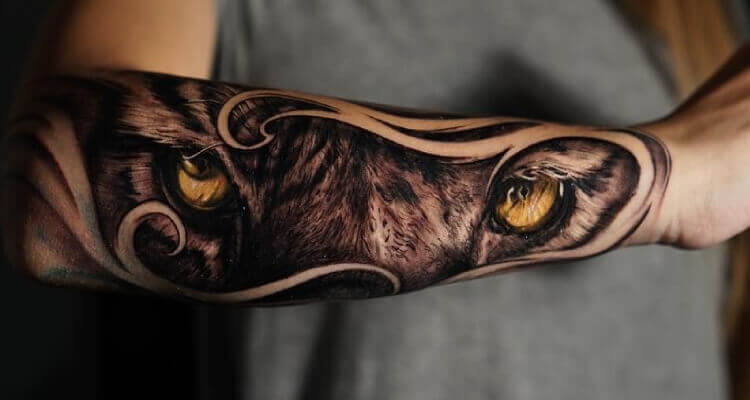 Tattoo of Tigers Asian Animals