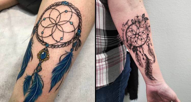 Top 40 Best Dream Catcher Tattoo Designs with meanings 2022