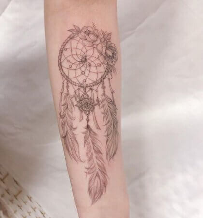 Top 40+ Best Dream Catcher Tattoo Designs with meanings 2024