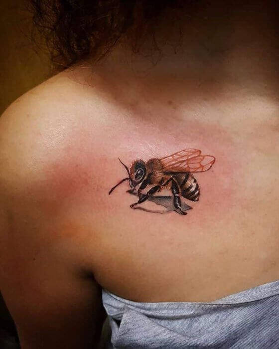 49 Trendy Bee Tattoo Designs Body Art  Photos  PICSMINE