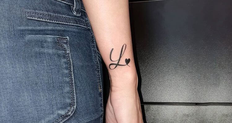 60 Charming Initial Tattoo Designs  Keep a Loved One Closer