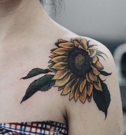 45 Beautiful Sunflower Tattoo Designs and Ideas in 2024