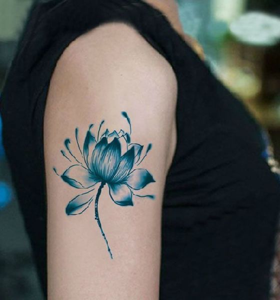 101 Best Blue Lotus Tattoo Designs You Need To See  Outsons