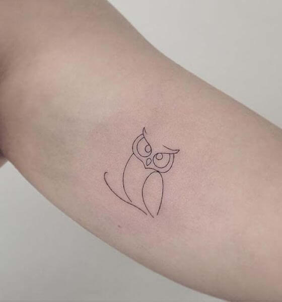 Owl Tattoo by roaldvdbroektattoo  Tattoogridnet