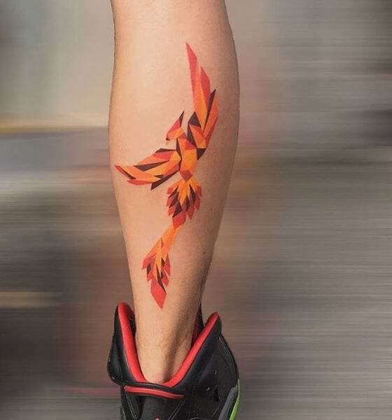 Stunning Phoenix Tattoo Design