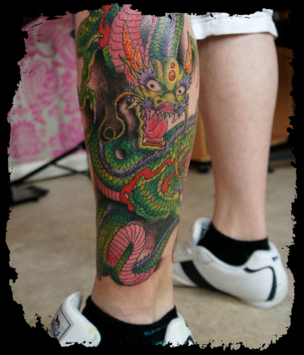 Dragon-Leg-Tattoos-For-Men
