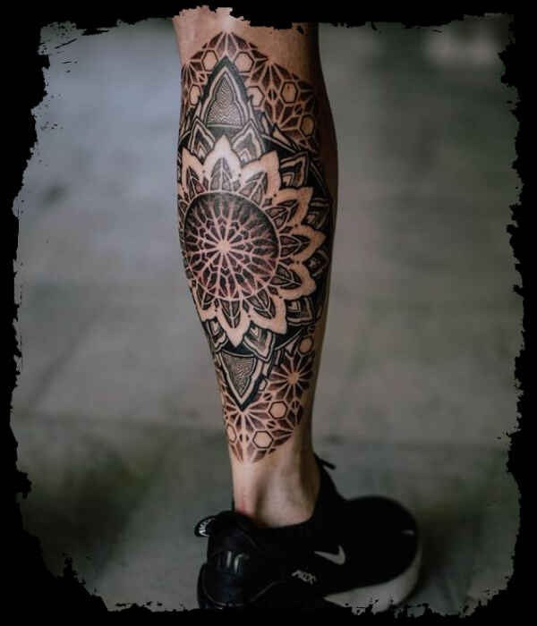Mandala-Leg-Tattoos-For-Men