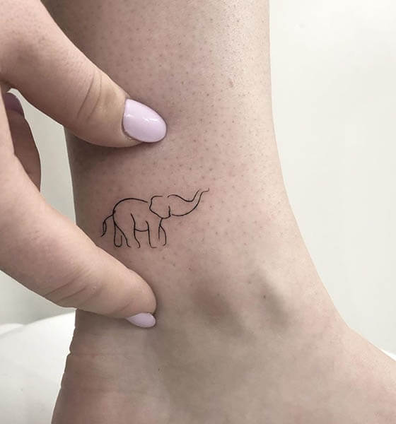 22 Amazing Small Elephant Women Tattoo Ideas  Styleoholic