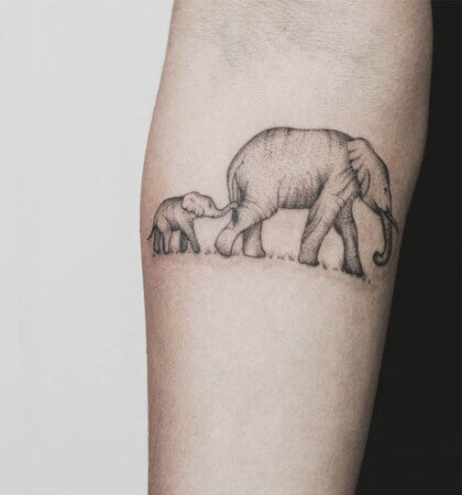 40 Most Beautiful and Meaningful Elephant Tattoo Ideas 202