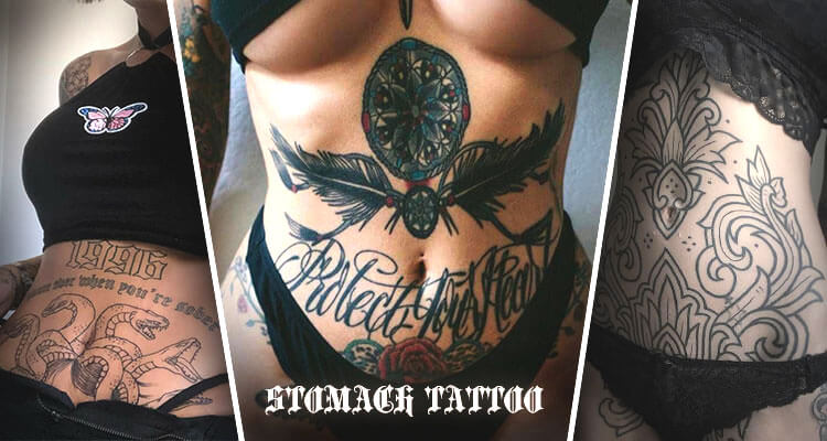 Stomach Name Tattoo Ideas