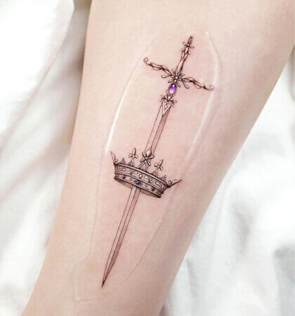 50 Sharp Sword Tattoo Designs | Symbolism of Warriors