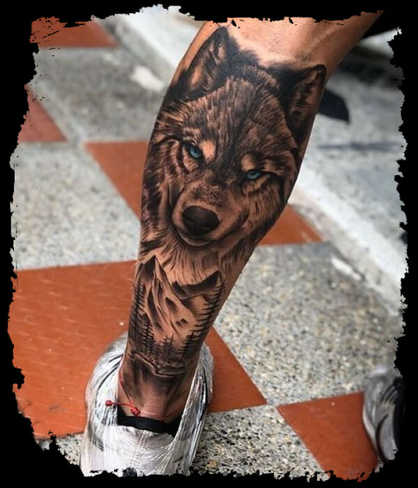 Wolf-Leg-Tattoos-For-Men